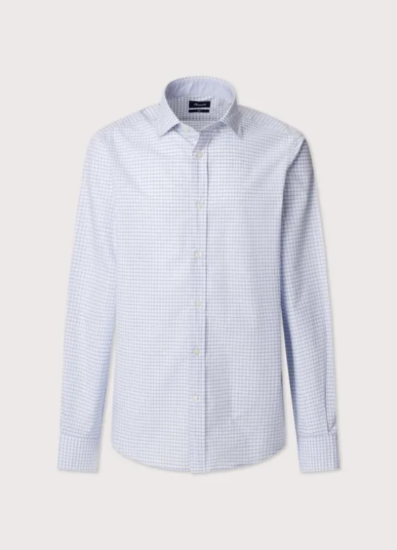 regular fit check poplin shirt