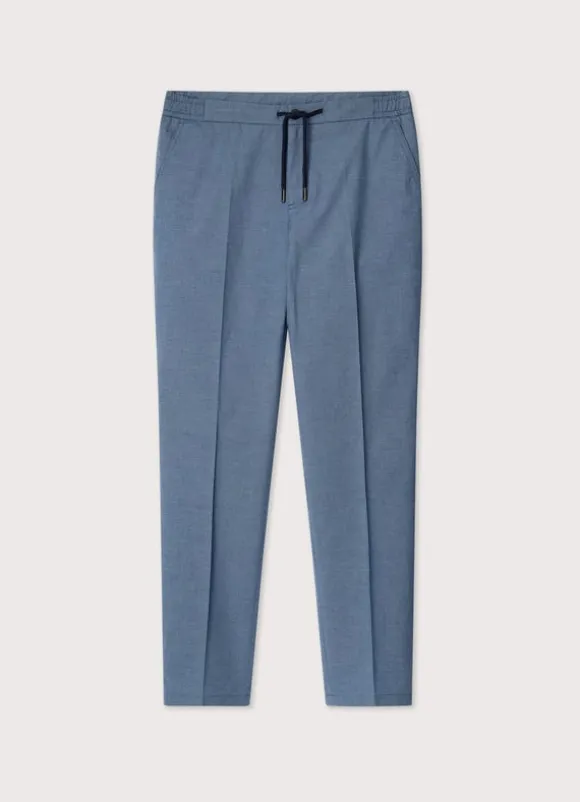 regular fit drawstring trousers