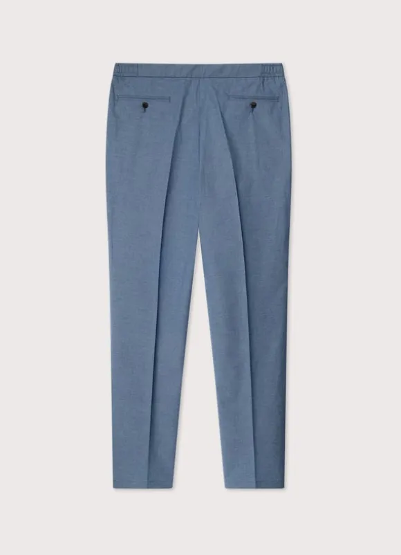 regular fit drawstring trousers