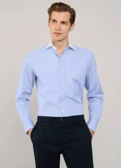 regular fit fil-a-fil shirt