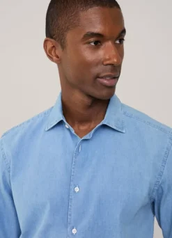 regular fit fil-a-fil shirt
