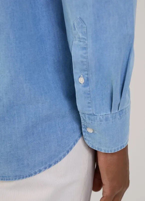 regular fit fil-a-fil shirt