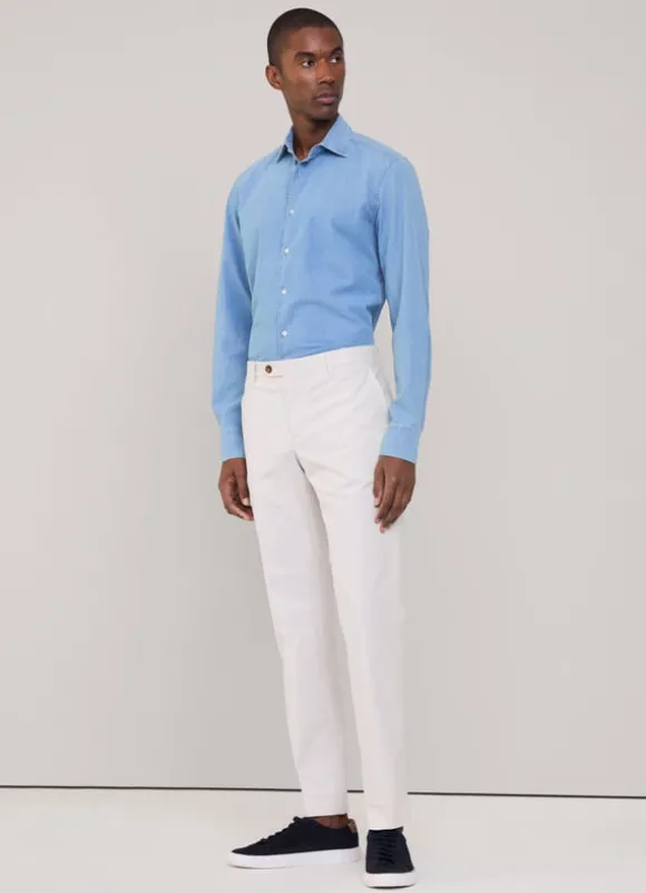 regular fit fil-a-fil shirt