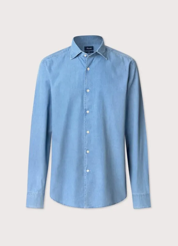 regular fit fil-a-fil shirt