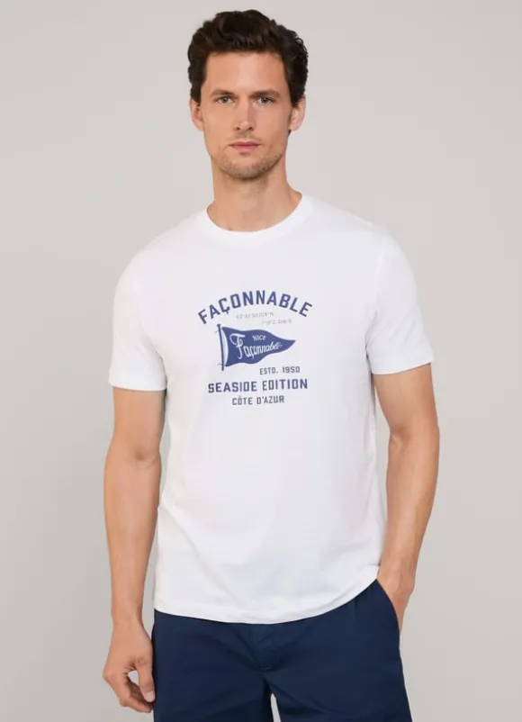 regular fit flag t-shirt