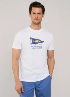 regular fit flag t-shirt