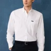 regular fit front pocket oxford shirt
