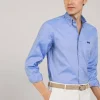 regular fit front pocket oxford shirt