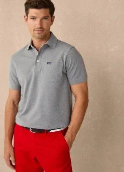 regular fit front pocket polo