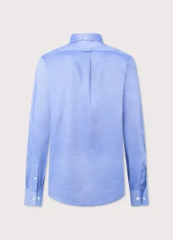 regular fit front pocket oxford shirt