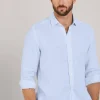 regular fit linen shirt