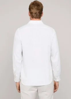 regular fit linen shirt