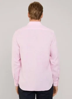 regular fit linen shirt