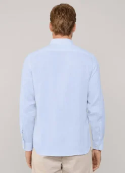 regular fit linen shirt