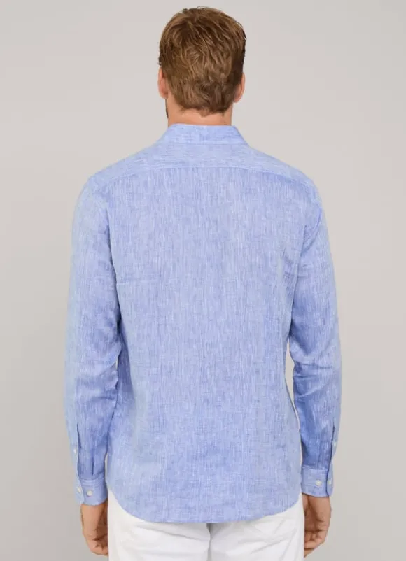 regular fit linen shirt