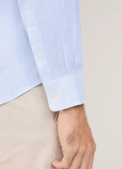 regular fit linen shirt