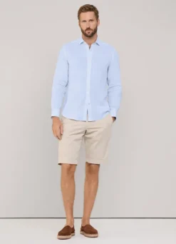regular fit linen shirt