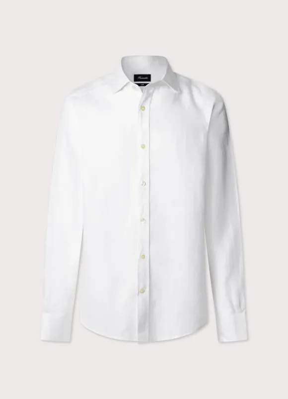 regular fit linen shirt