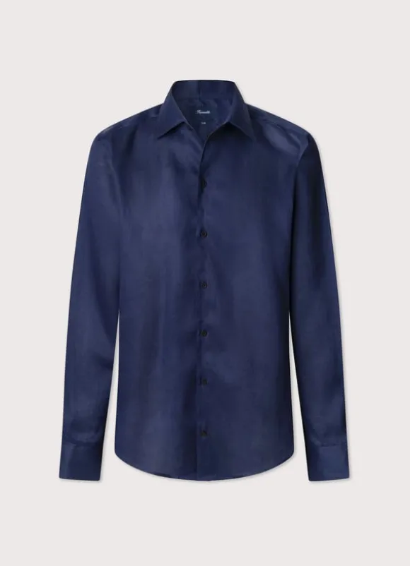 regular fit linen shirt