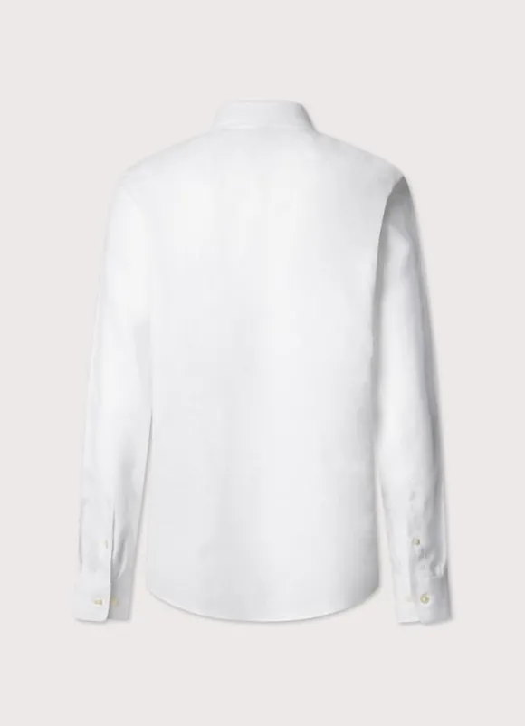 regular fit linen shirt