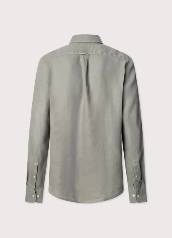 regular fit linen shirt