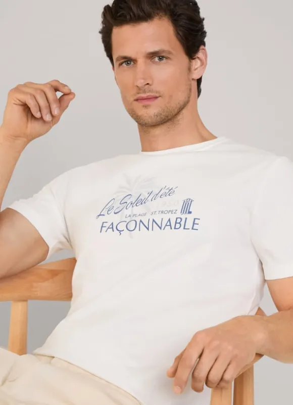 regular fit palm tree t-shirt