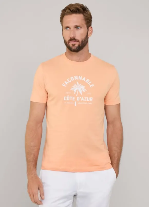 regular fit palm tree t-shirt
