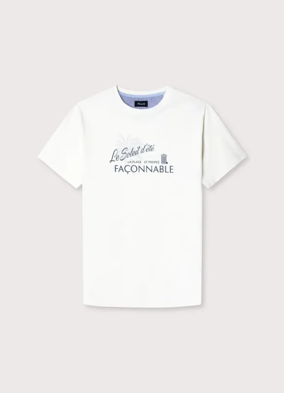 regular fit palm tree t-shirt