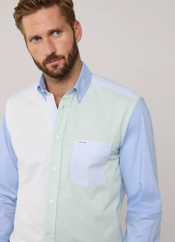 regular fit pinpoint shirt