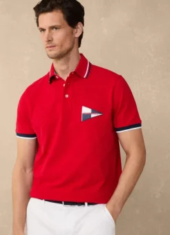regular fit pique polo