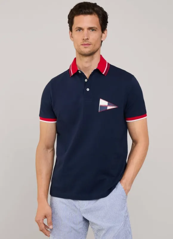 regular fit pique polo