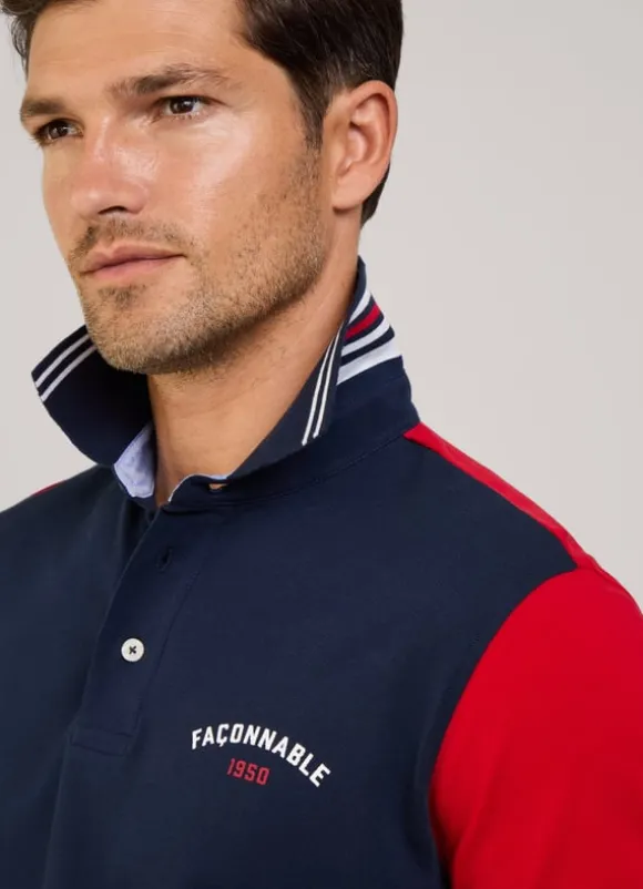 regular fit pique polo