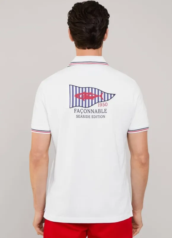 regular fit pique polo
