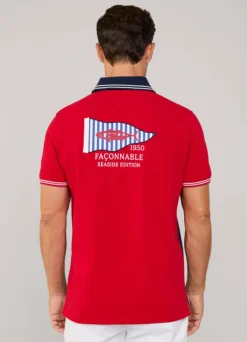 regular fit pique polo