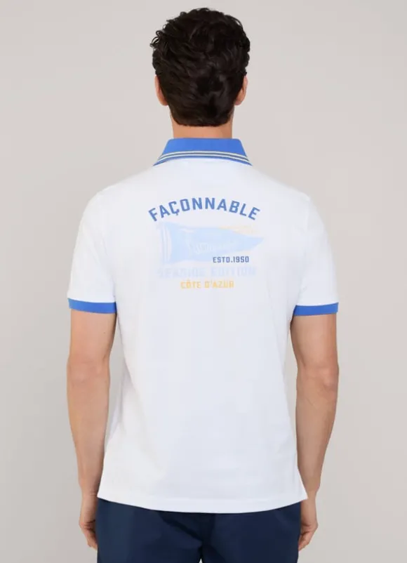 regular fit pique polo