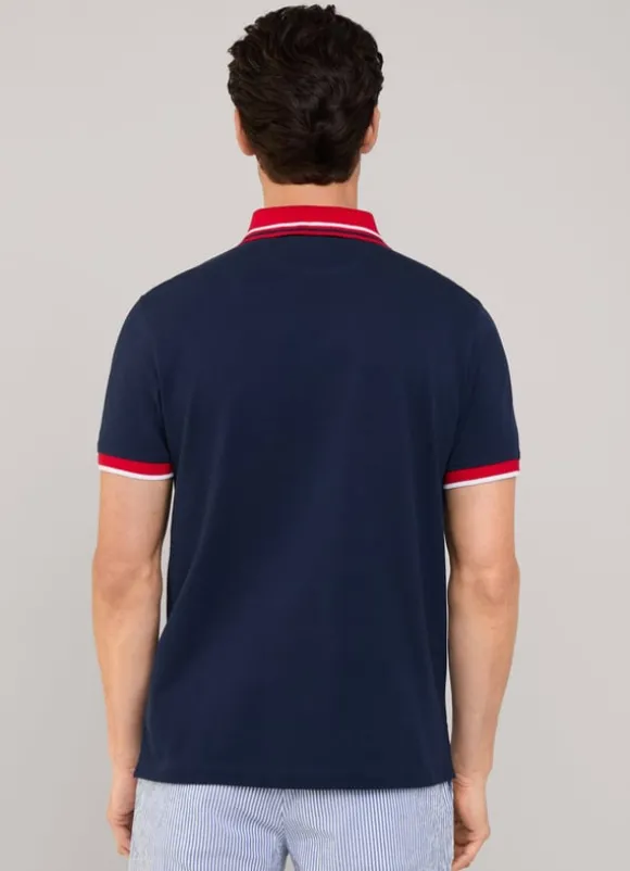 regular fit pique polo