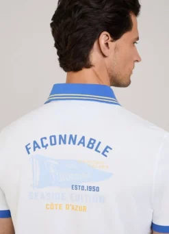 regular fit pique polo
