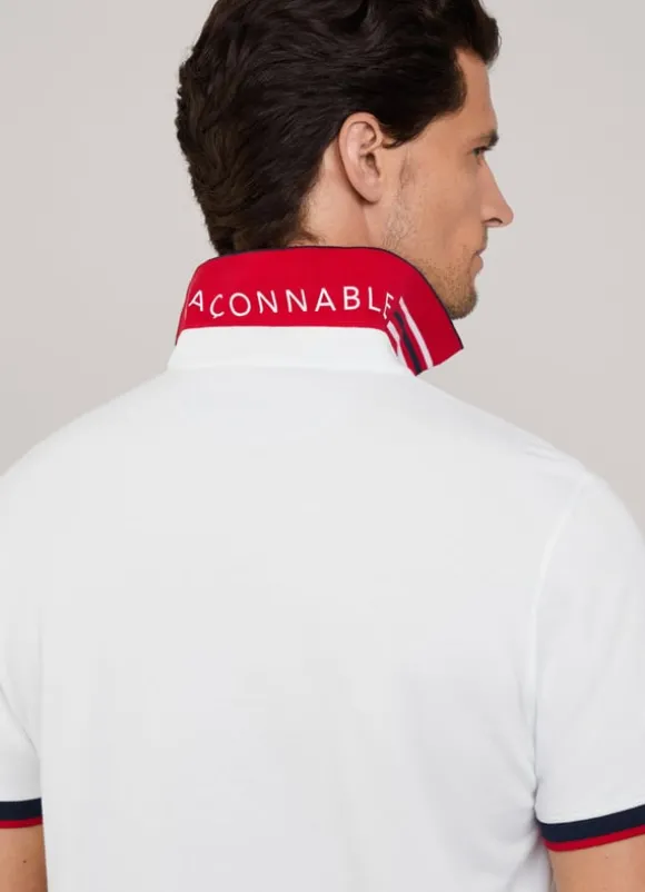 regular fit pique polo
