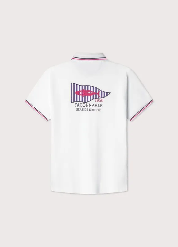 regular fit pique polo