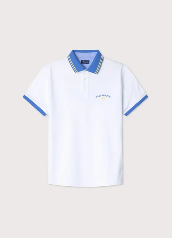 regular fit pique polo