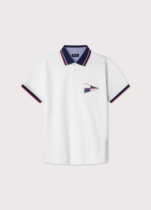 regular fit pique polo