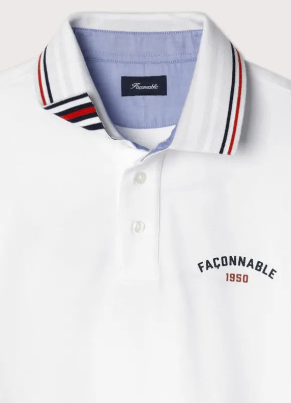 regular fit pique polo