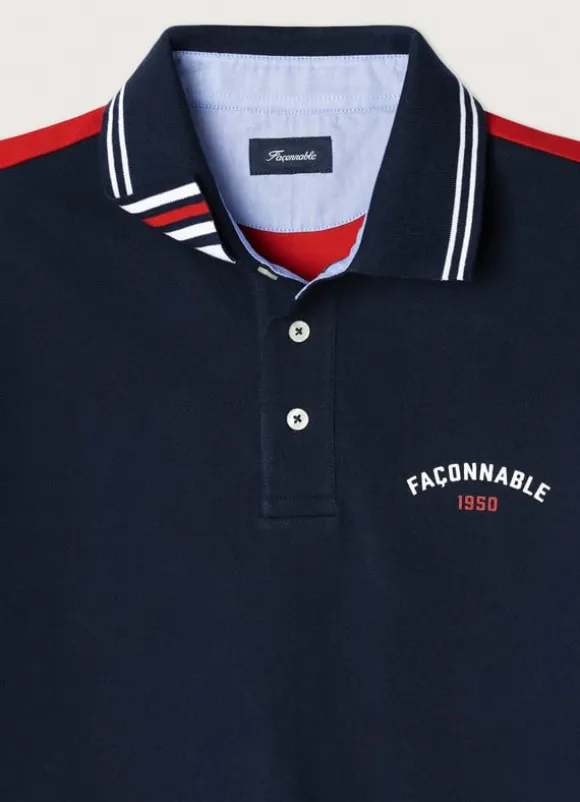regular fit pique polo