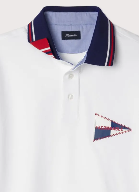 regular fit pique polo
