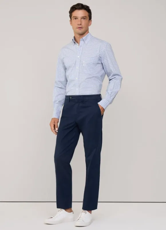 regular fit plaid check poplin shirt