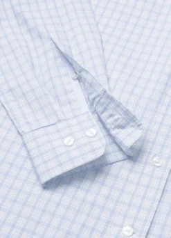 regular fit plaid check poplin shirt