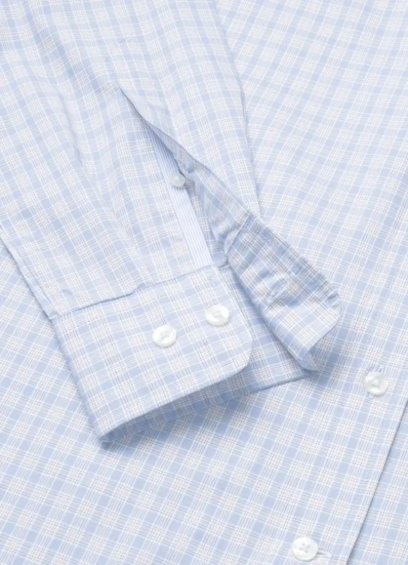 regular fit plaid check poplin shirt