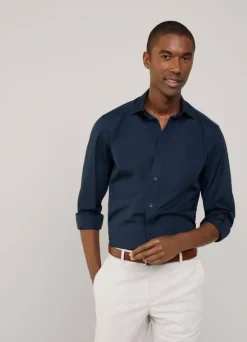 regular fit poplin shirt