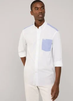 regular fit poplin shirt