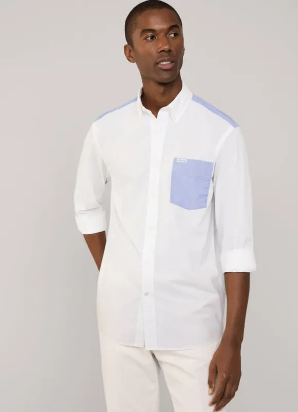 regular fit poplin shirt